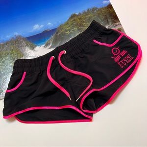 Free in St Barth Booty Hugging Cheeky Short Board Shorts